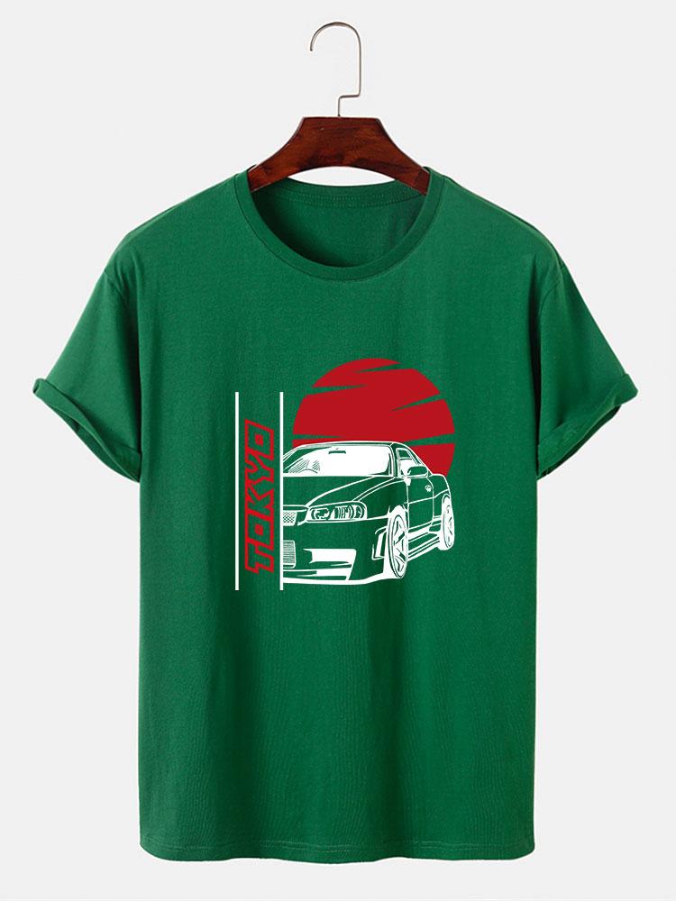Hunter® | Tokyo Car Print T-Shirt