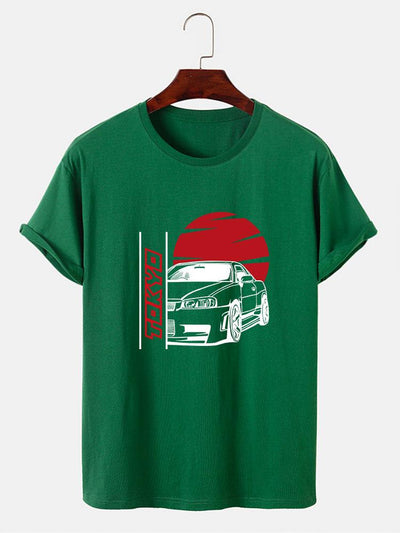 Hunter® | Tokyo Car Print T-Shirt