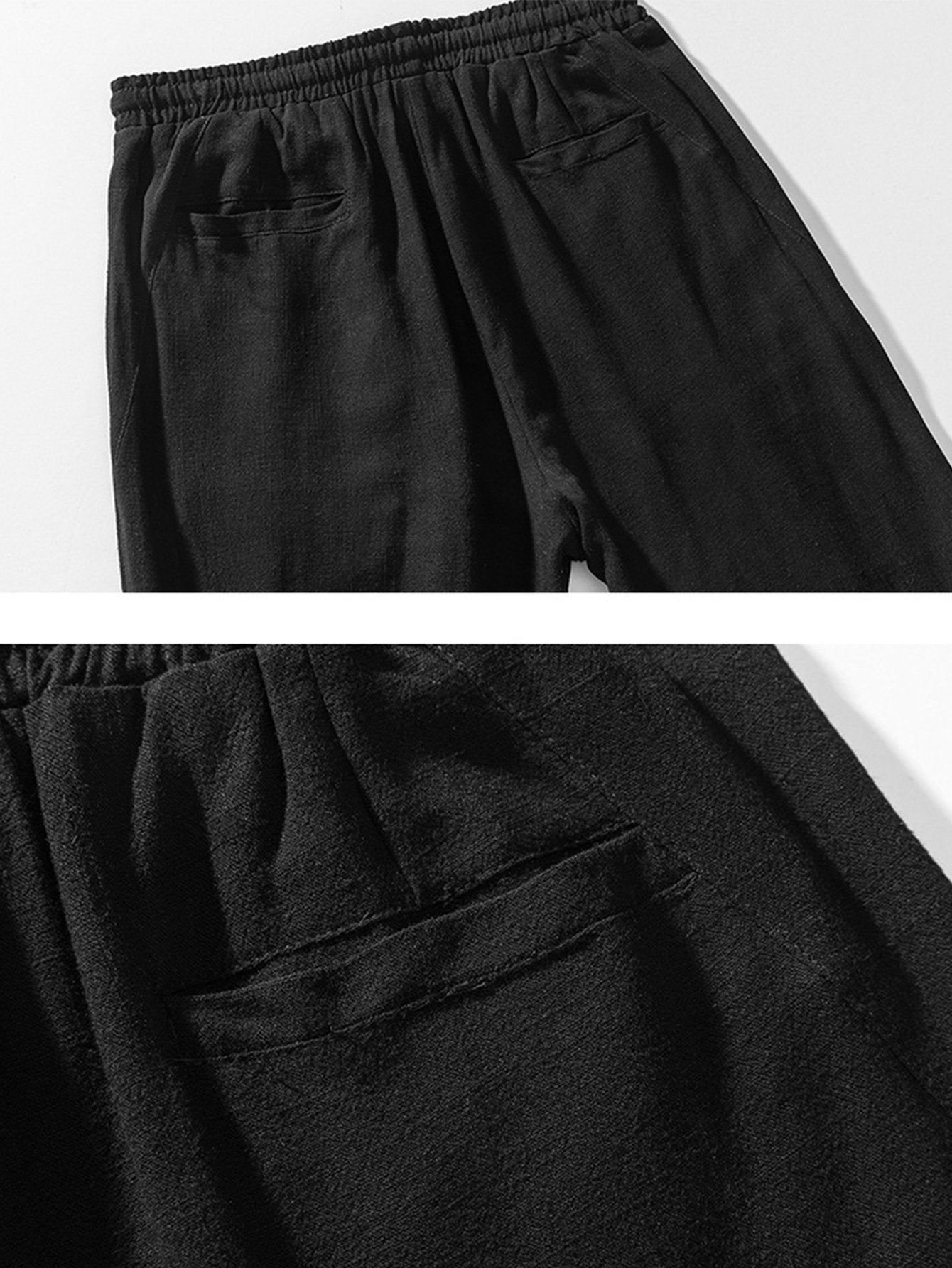 Dominic® | Relax Fit Linen And Cotton Blend Harem Pants