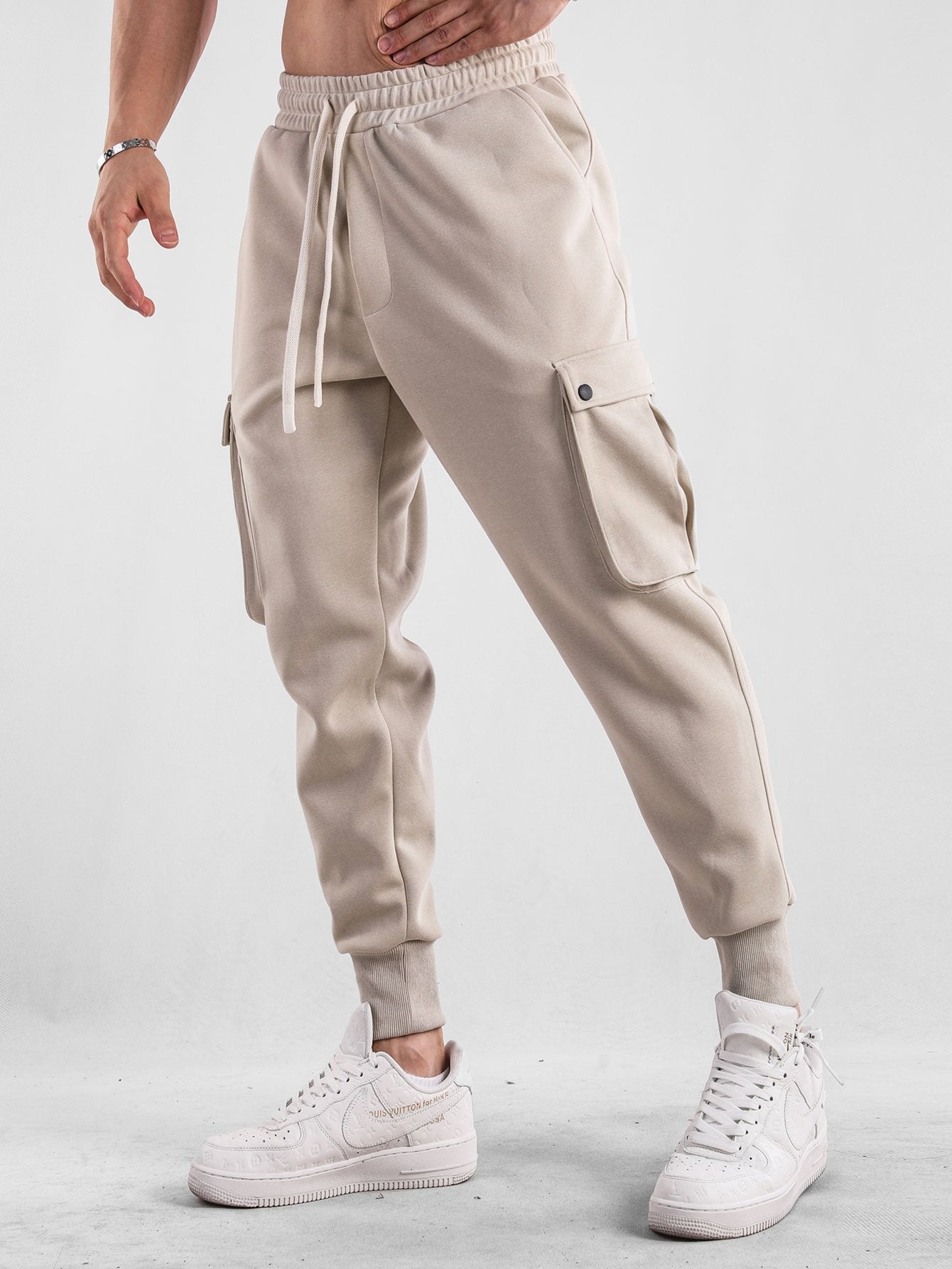 Ángel® | Drawstring Cargo Jogger Pants