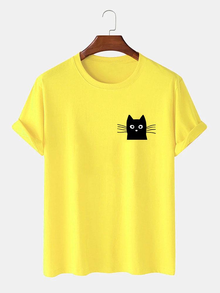 Ivan® | Cat Face Print T-Shirt
