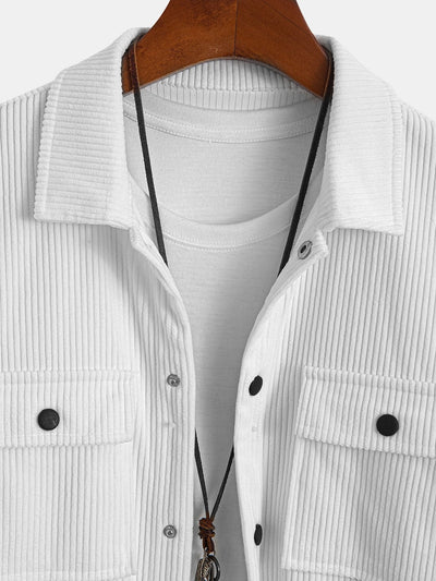 Atilano® | Corduroy Overshirt With Pockets