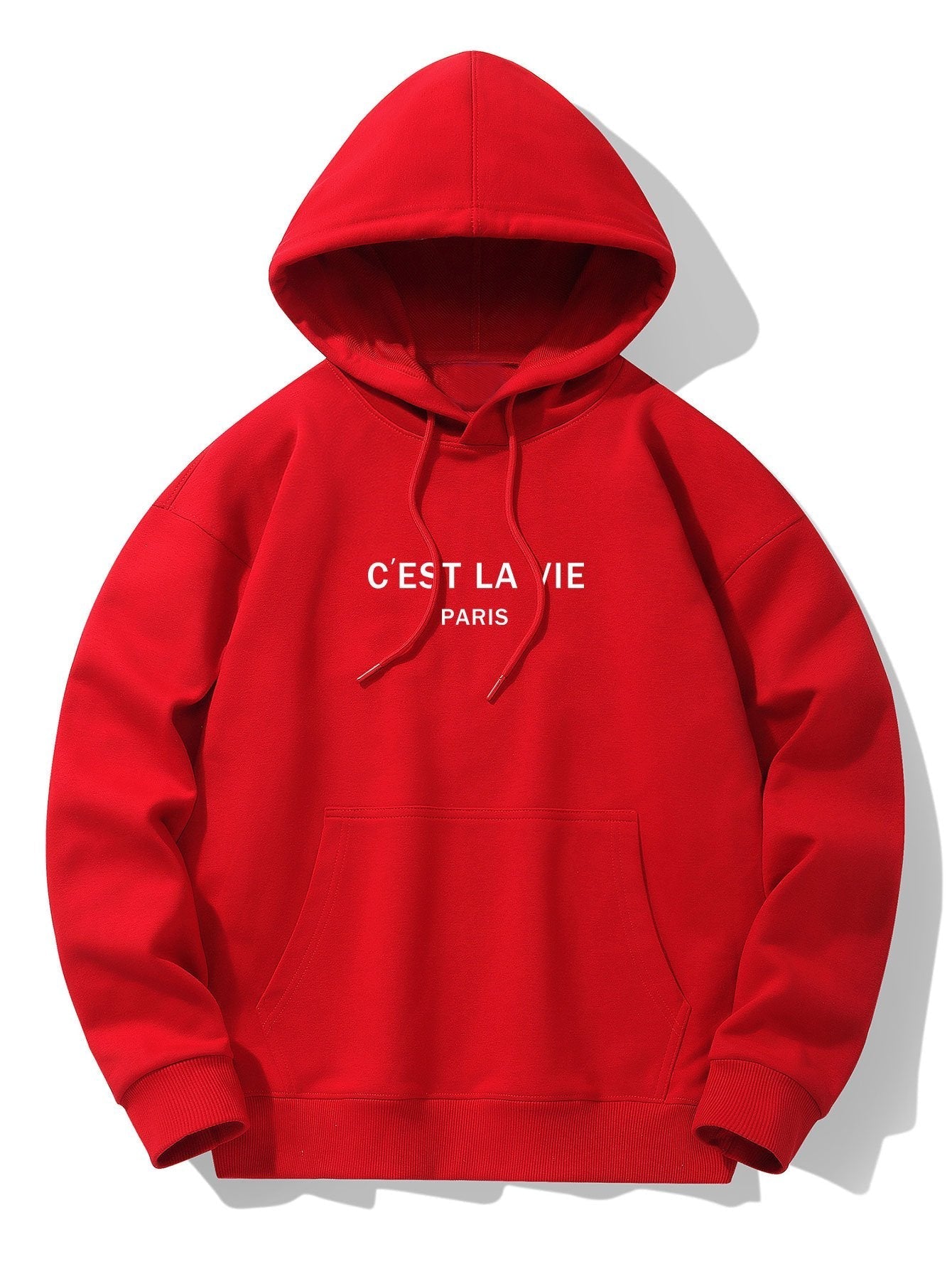 Cyrus | Paris Print Cotton Blend Hoodie