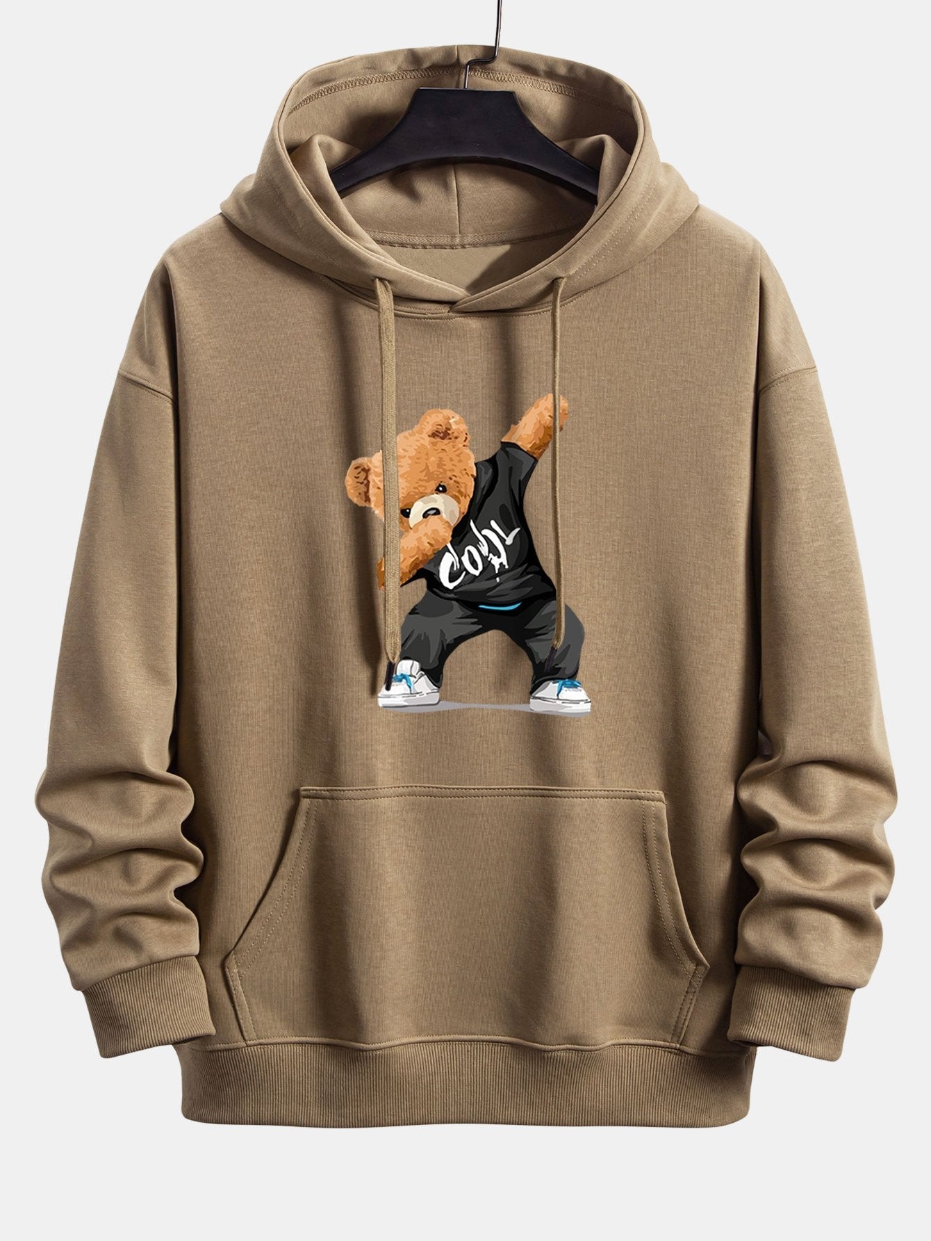 Colby | Cool Bear Print Relax Fit Hoodie