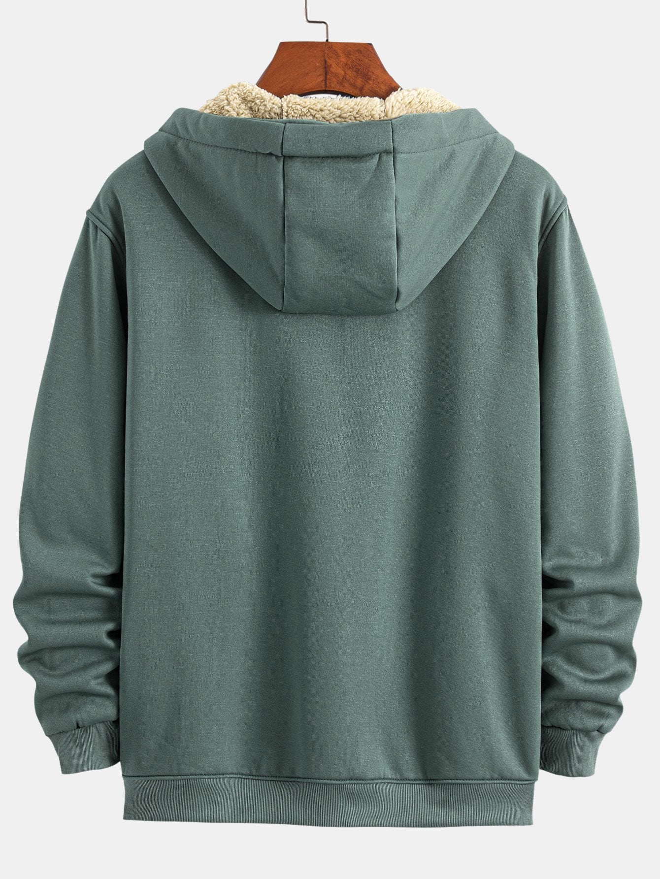 Zebulon | Teddy Lined Zip Up Hoodie