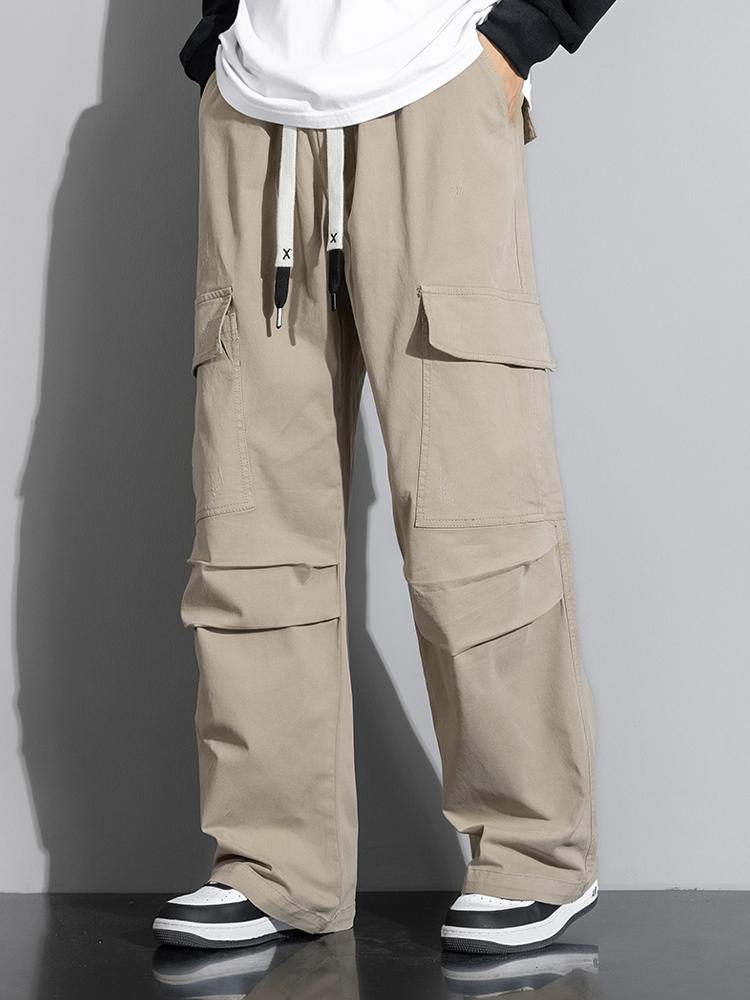 Galdino® | Straight Leg Cotton Cargo Pants