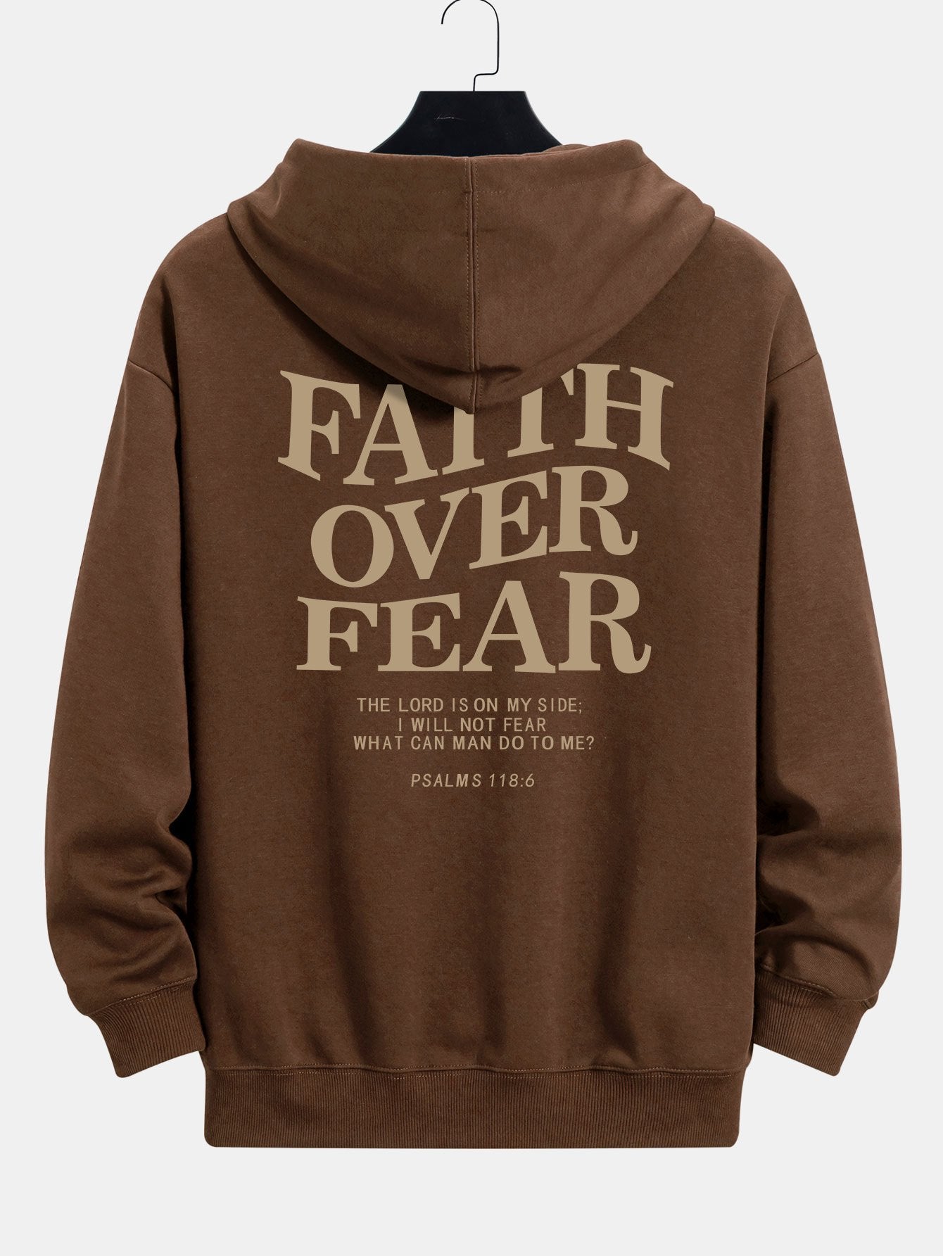Maximus | Faith Over Fear Print Relax Fit Hoodie