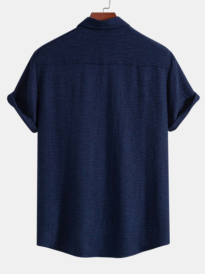 Andrei® | Textured Button Up Shirt