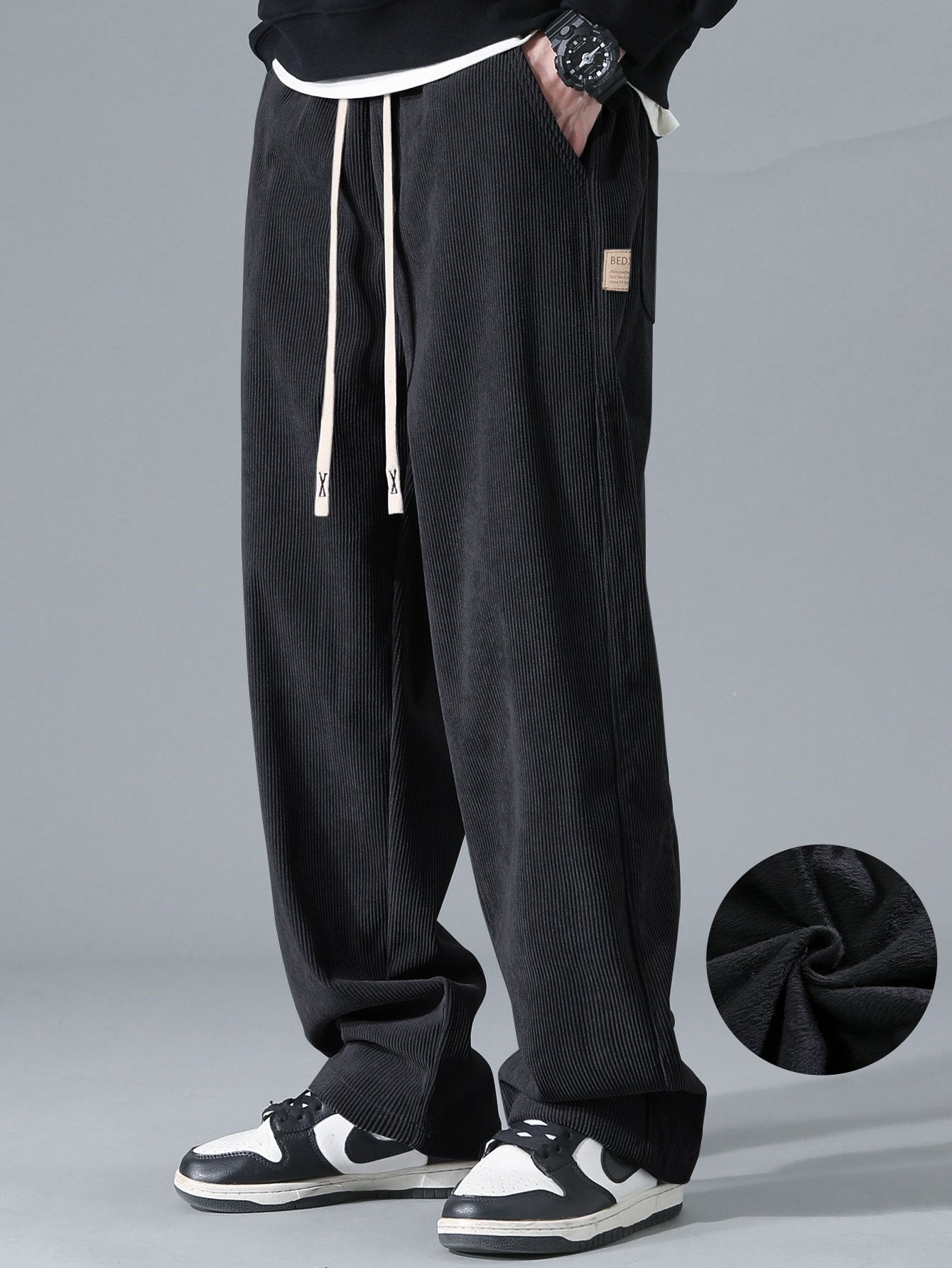 Galo® | Polar Fleece Lined Straight Leg Corduroy Pants