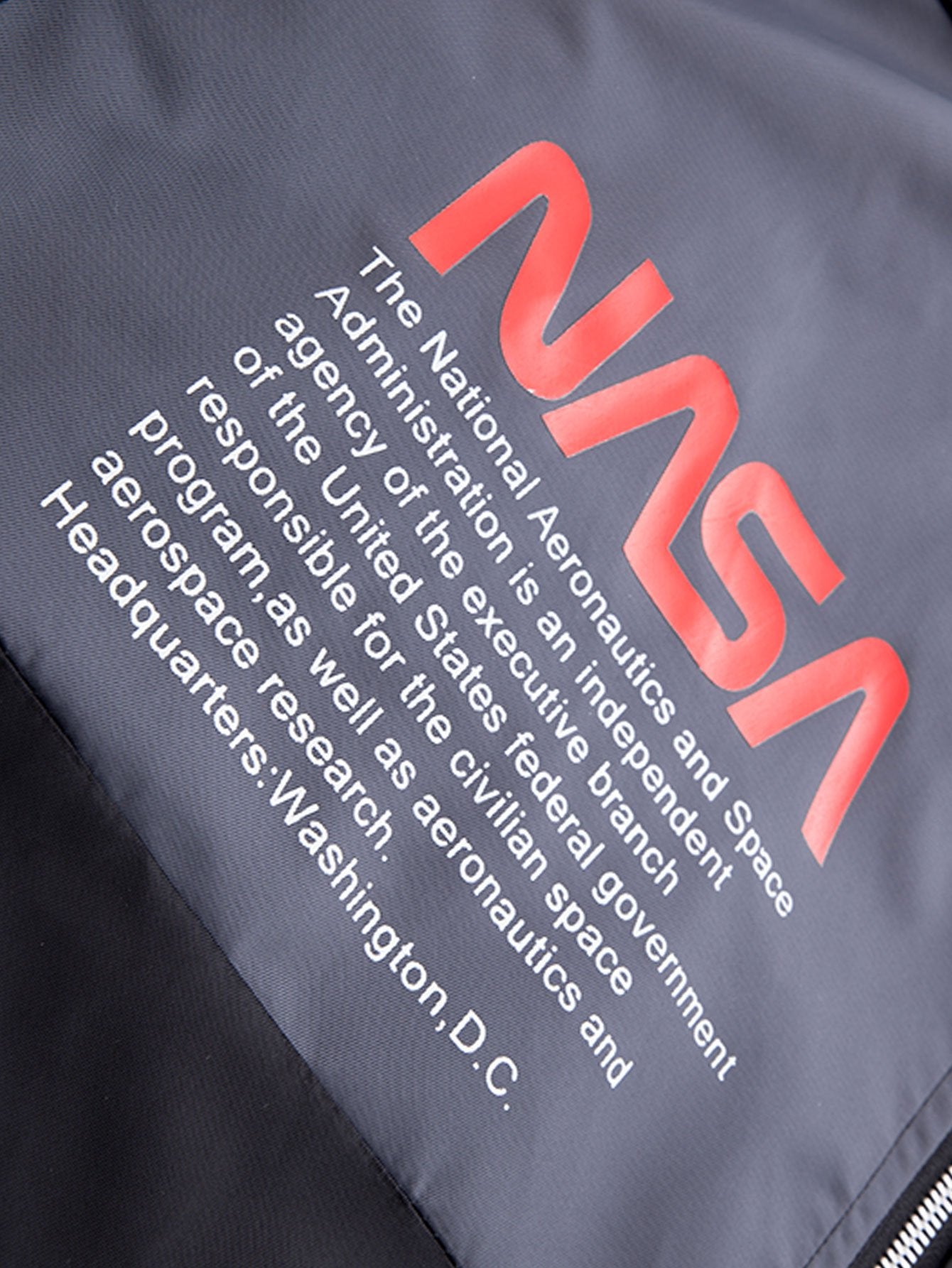 Holden | Oversized NASA Print Bomber Jacket