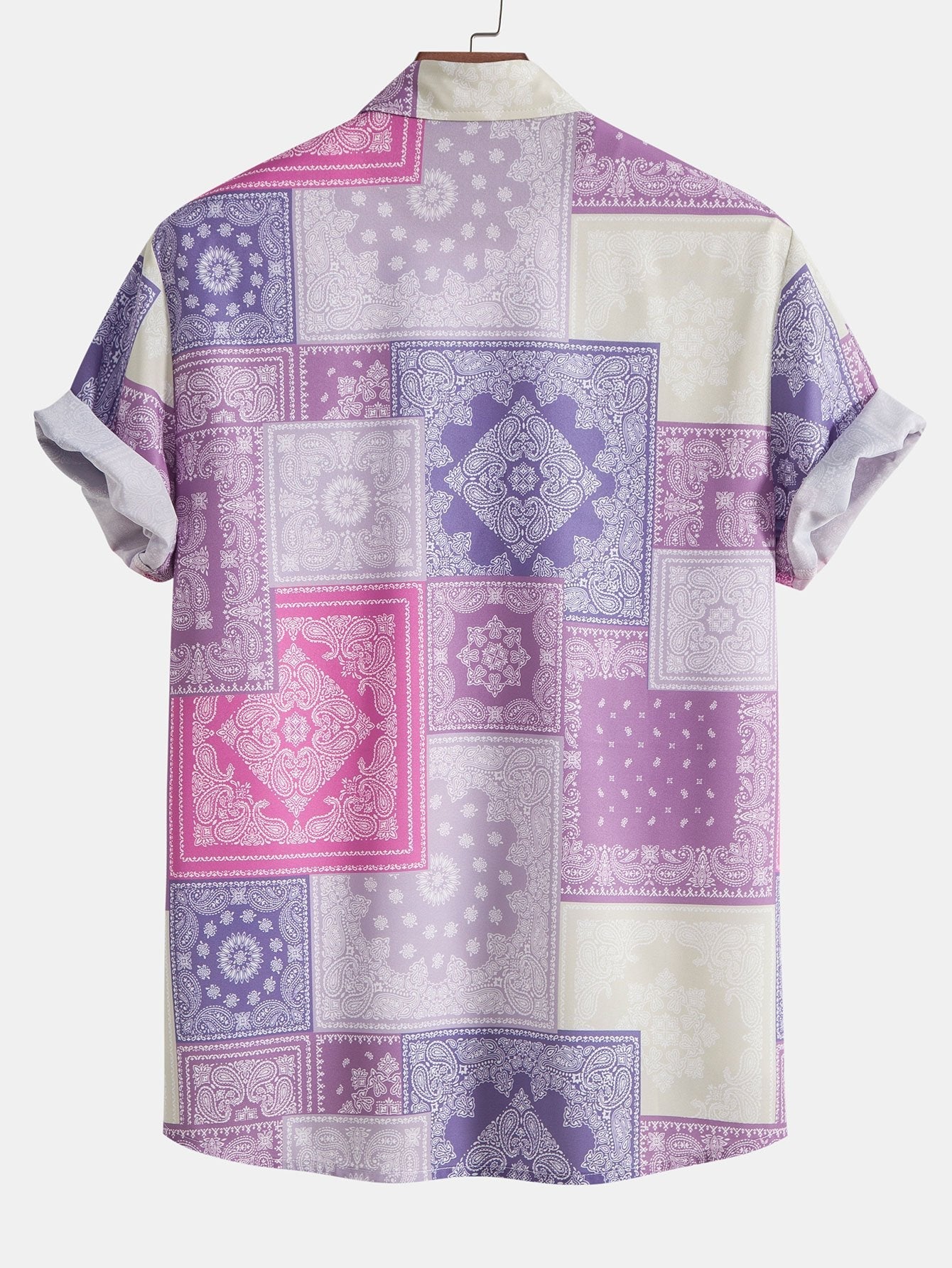 Amato® | Paisley Patchwork Print Shirt