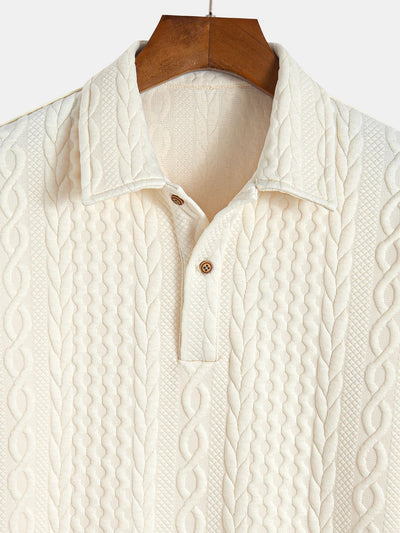 Cipriano® | Twist Textured Jacquard Polo