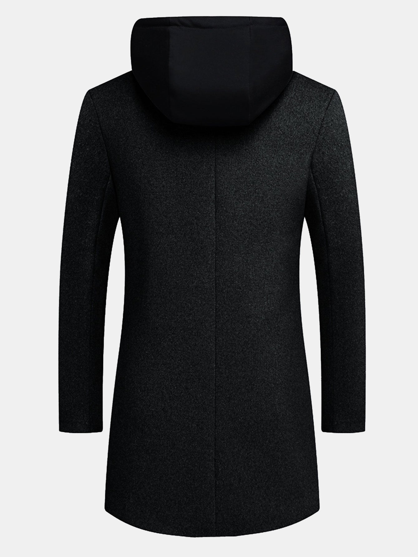 Sterling | Detachable Hooded Woolen Overcoat