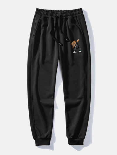 Azarja® | Cool Bear Print Jogging Pants