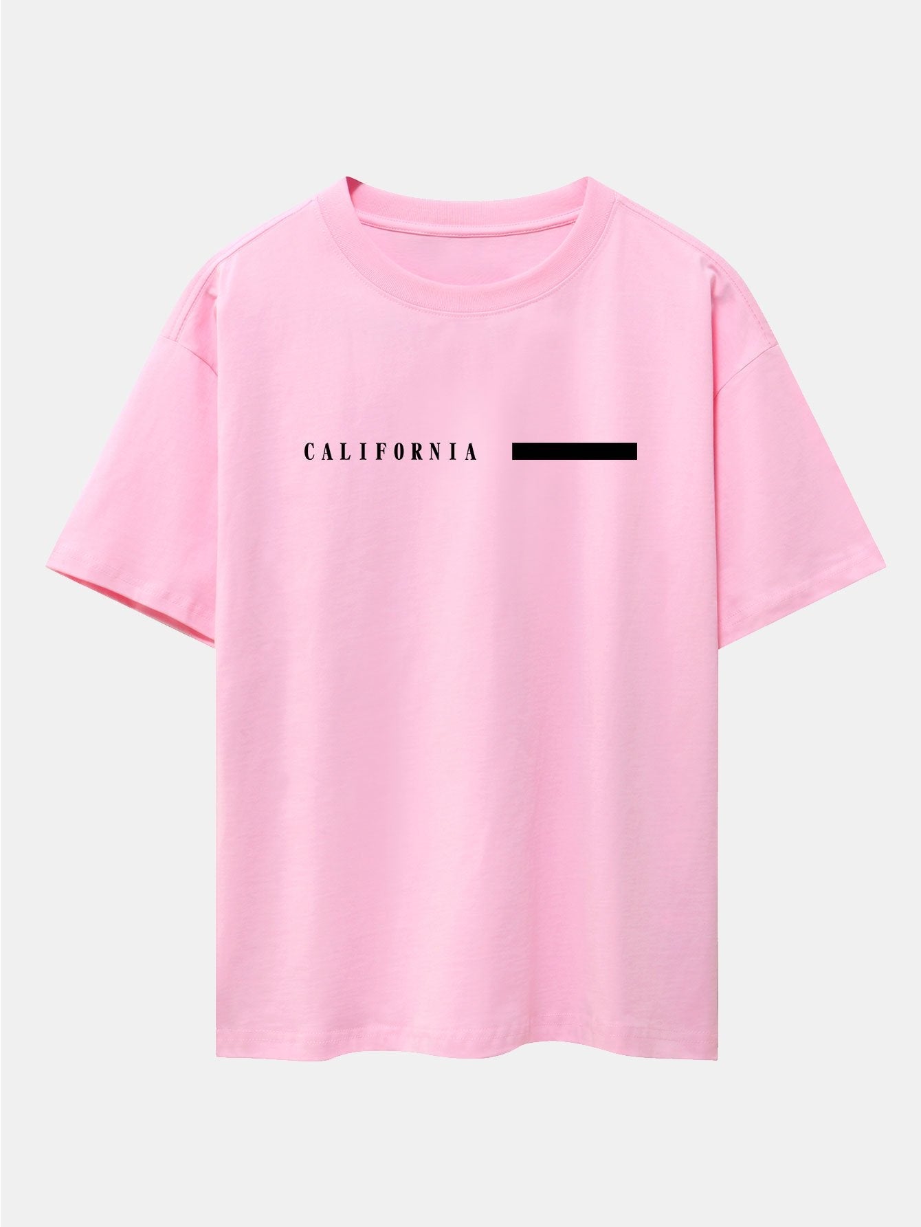 Camilo® | Slogan Print Drop Shoulder Oversize T-Shirt