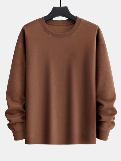 Luis® | Tokyo Crane Back Print Relax Fit Sweatshirt