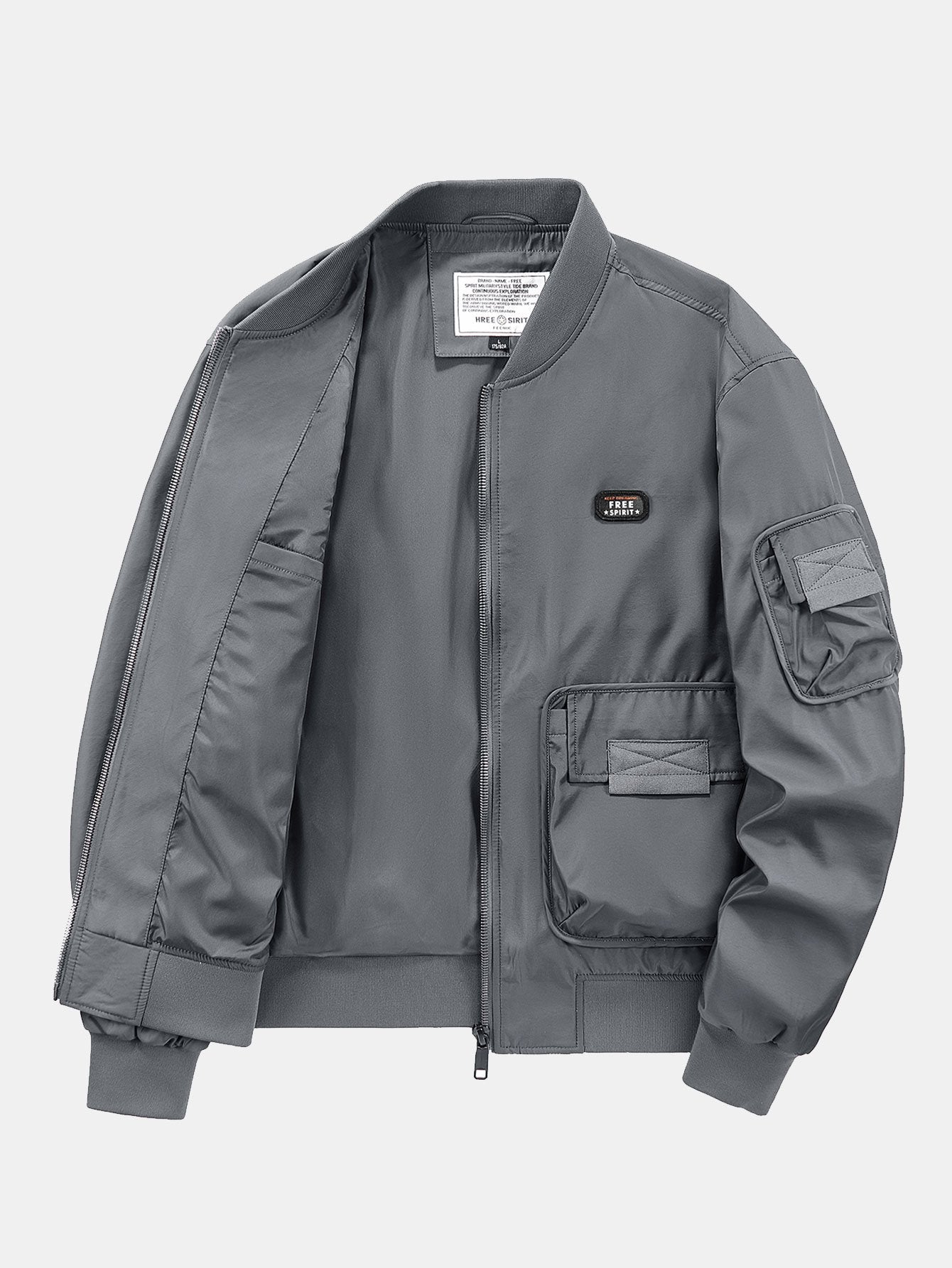 Finn | Multi Pockets Bomber Jacket