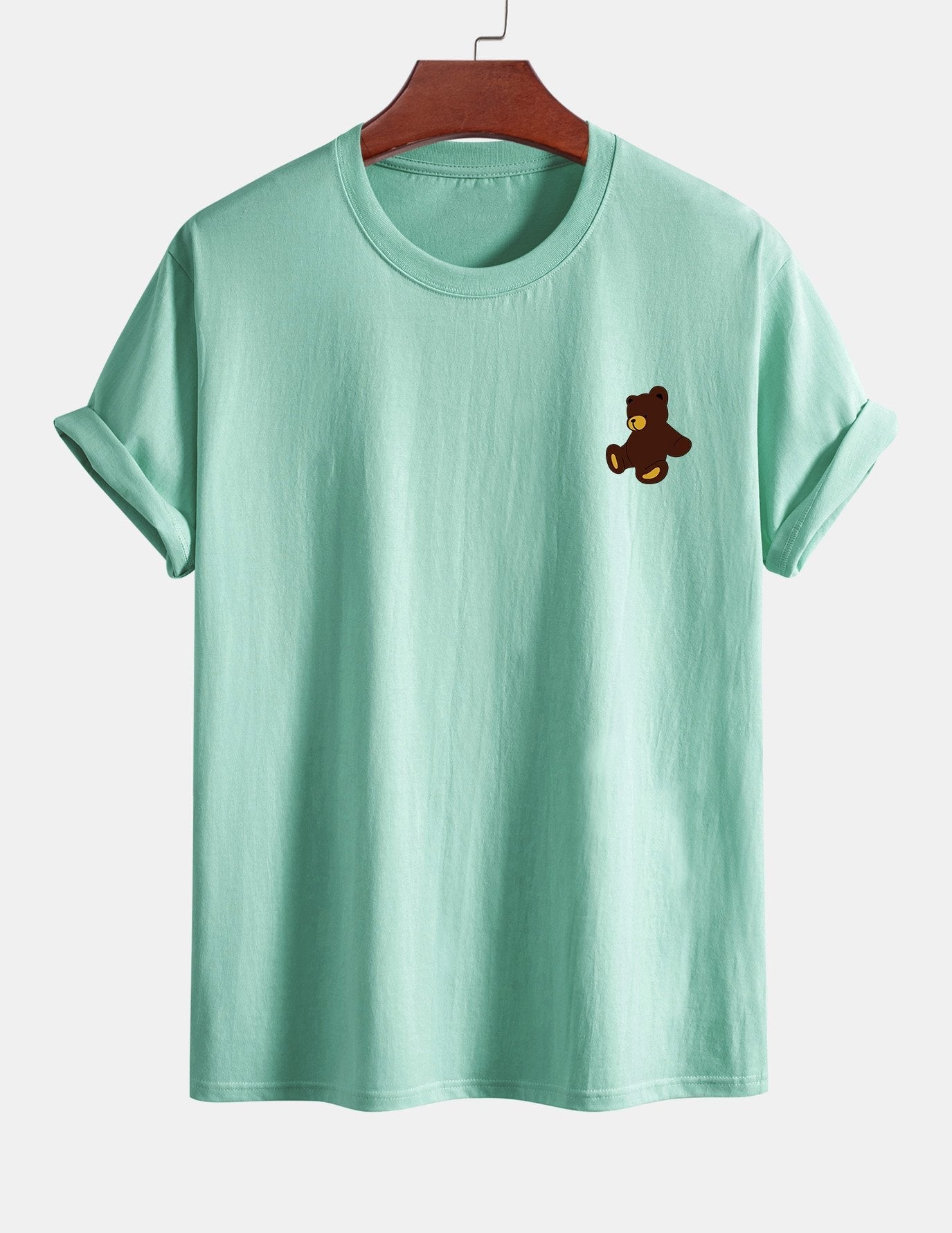 Yoab® | Teddy Bear Print Cotton T-Shirt