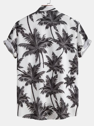 Reed® | Palm Tree Print Button Up Shirt & Swim Short