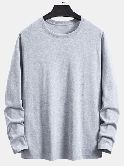 Addison® | 3 Pieces Basic Long Sleeve Cotton T-Shirts