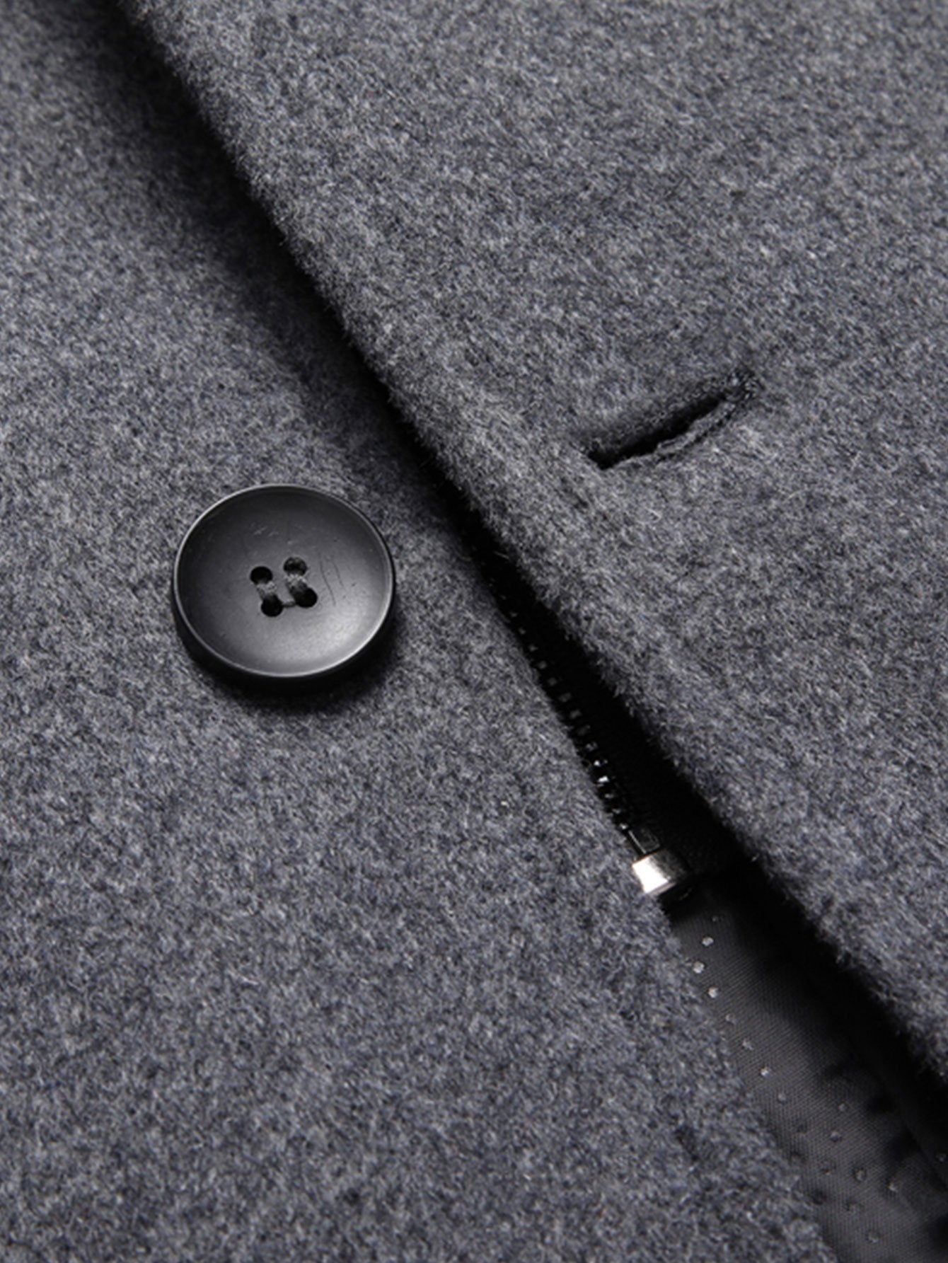 Sterling | Detachable Hooded Woolen Overcoat