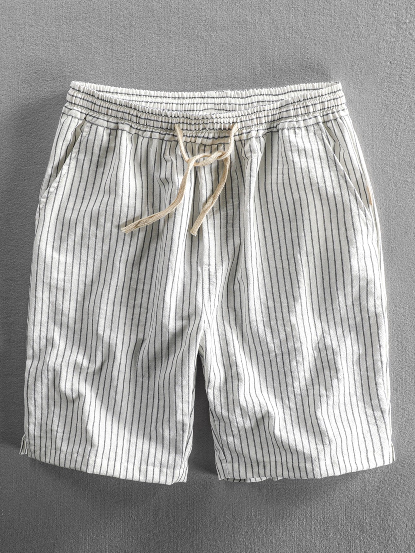 Barany® | Cotton Drawstring Striped Shorts