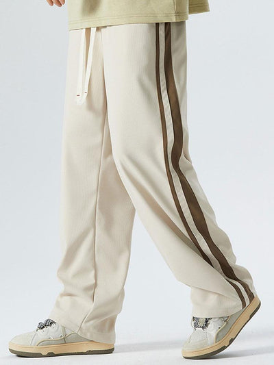 Vincent® | Vintage Side Stripe Loose Fit Straight Leg Pants