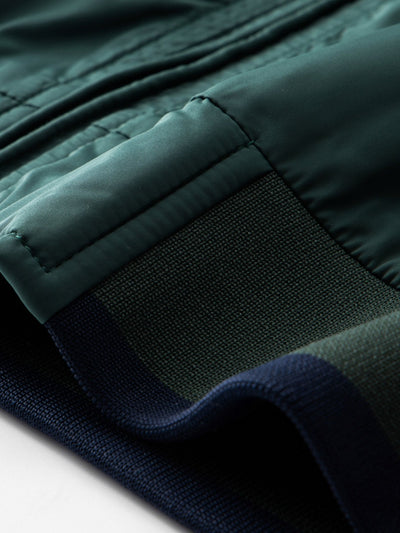 Theo | Contrast Detachable Hooded Jacket