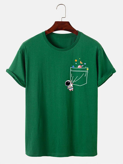 Kiko® | Astronaut Space Pocket Print T-Shirt