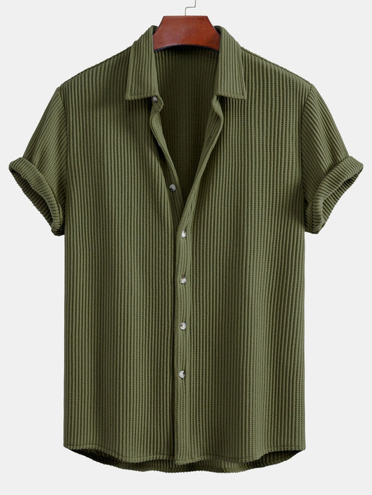 Sergio® | Waffle Button Up Shirt