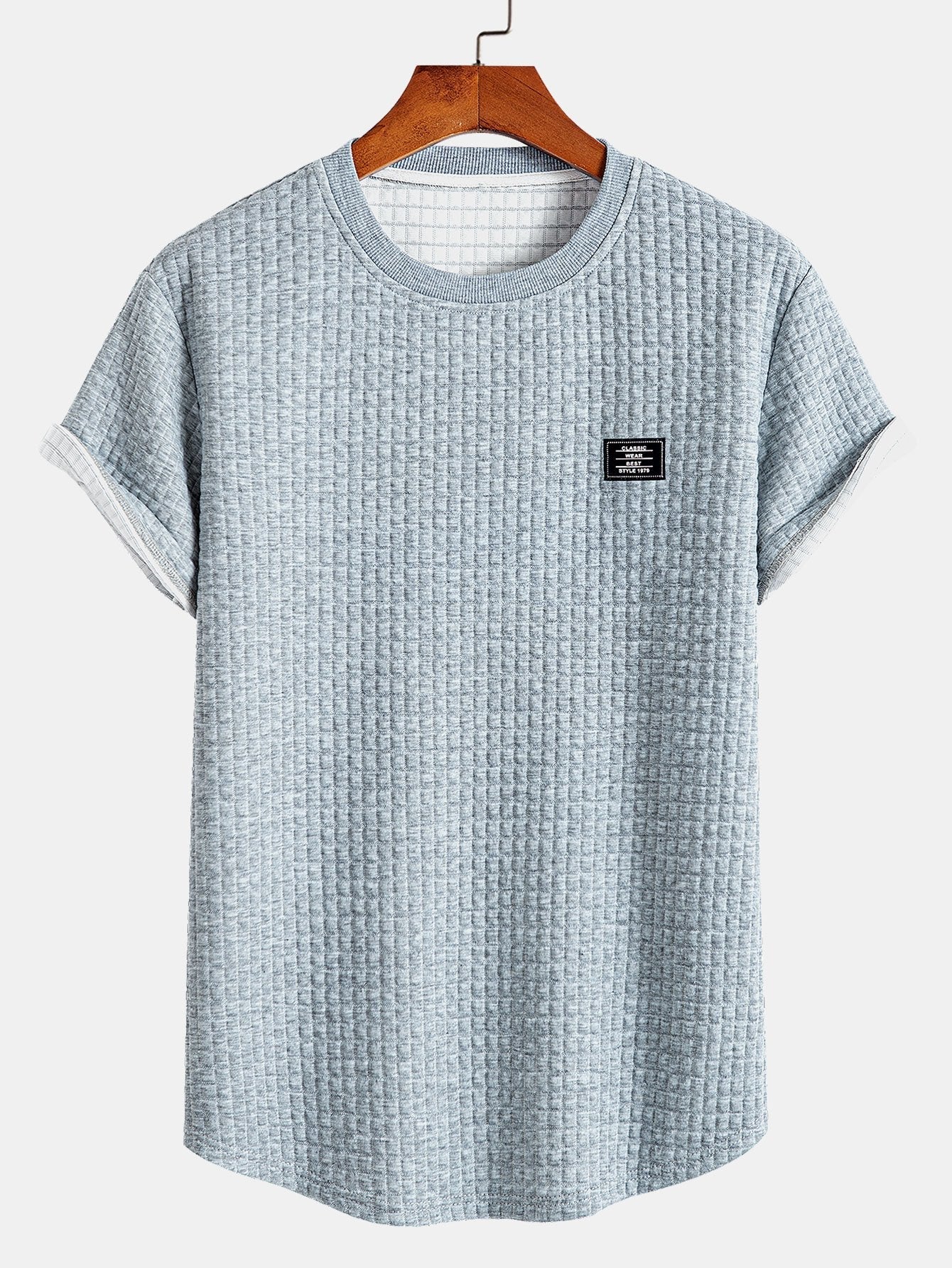 Bartolomé® | Short Sleeve Waffle Arc Hem T-Shirt