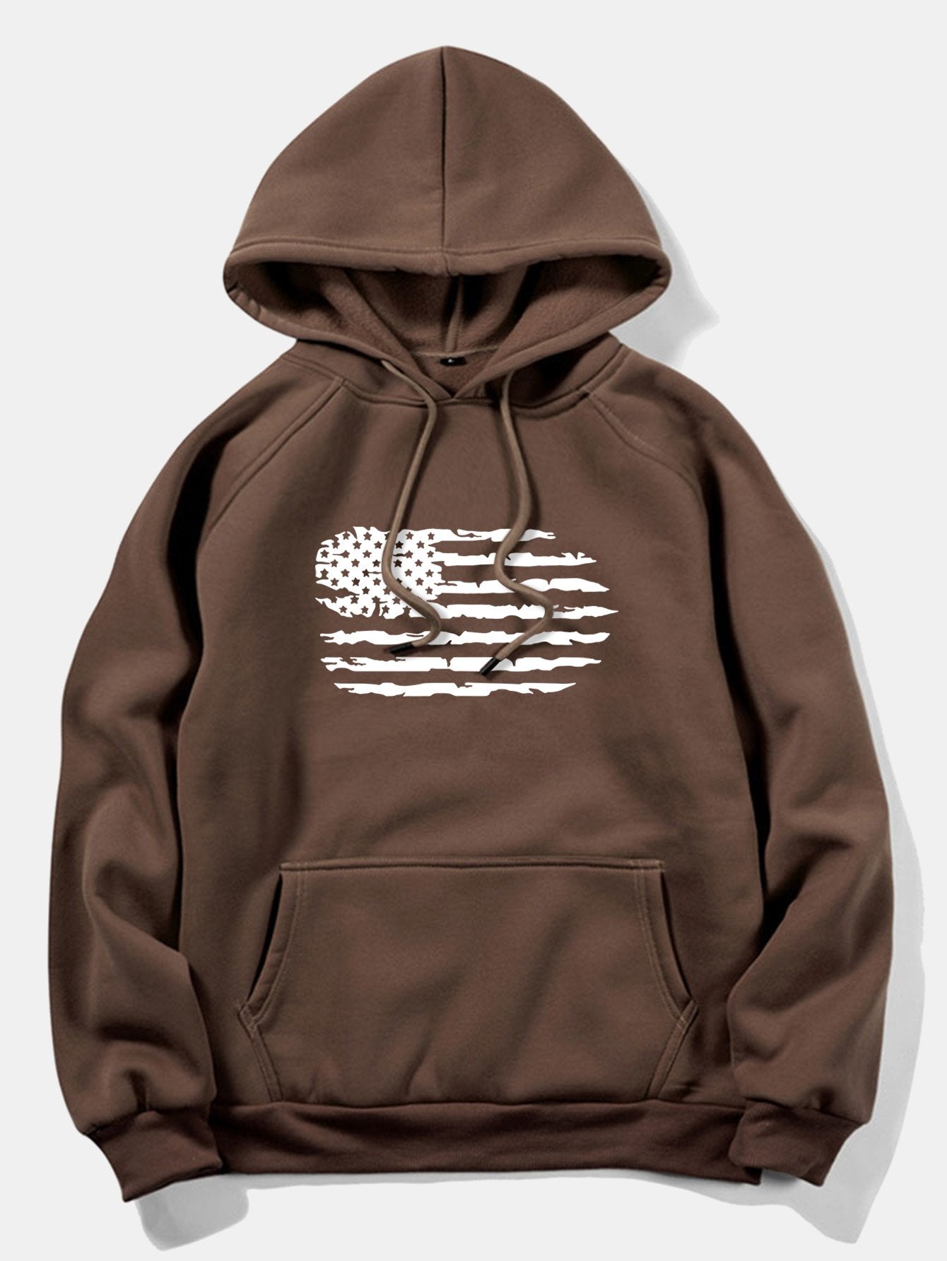 Patricio | American Flag Print Hoodie