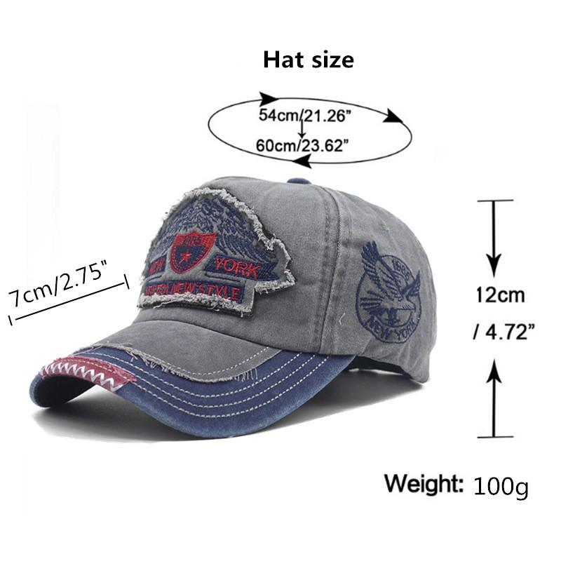 Men's Embroidery Washed Old Hat