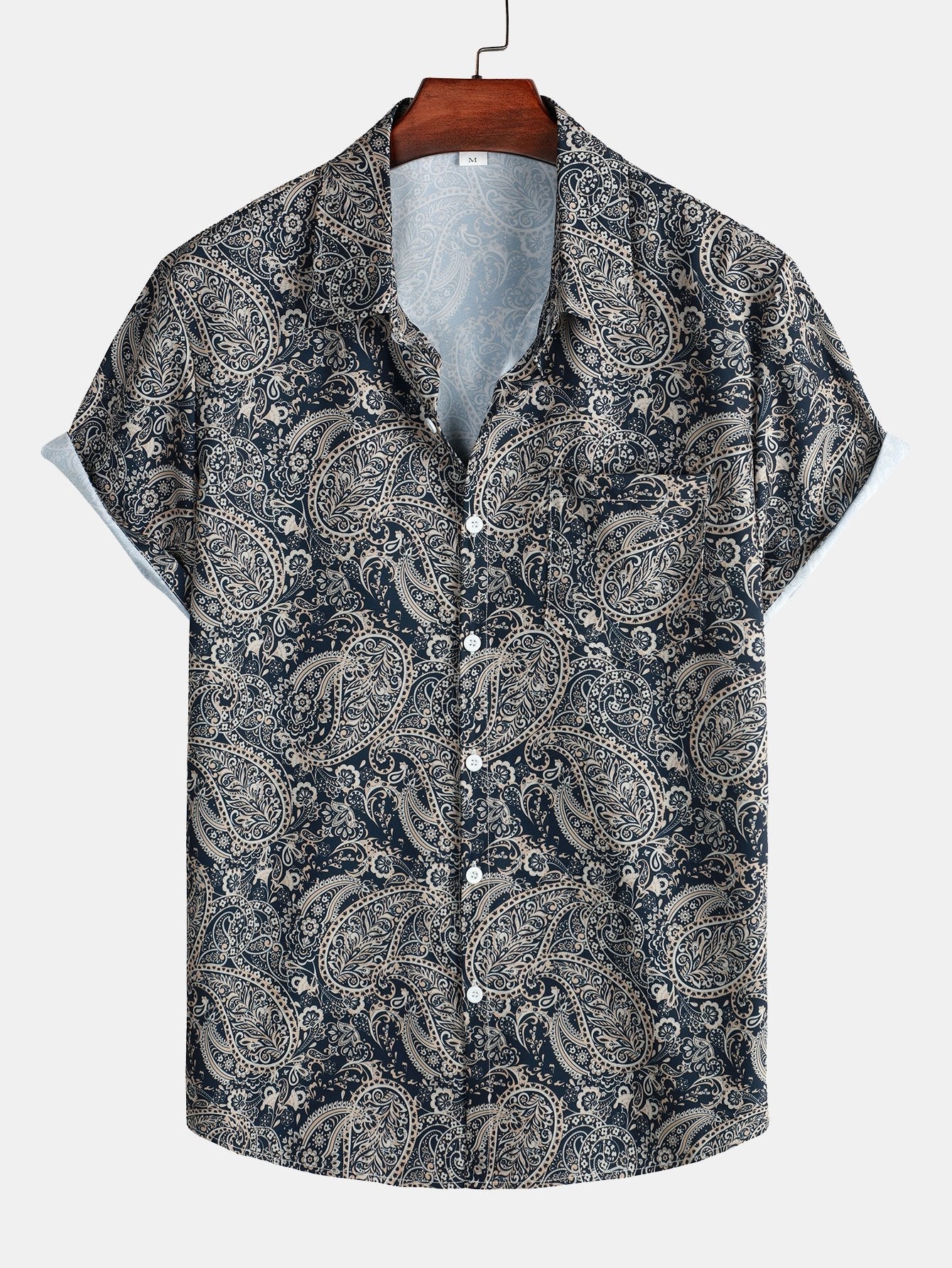 Asser® | Paisley Print Button Up Shirt
