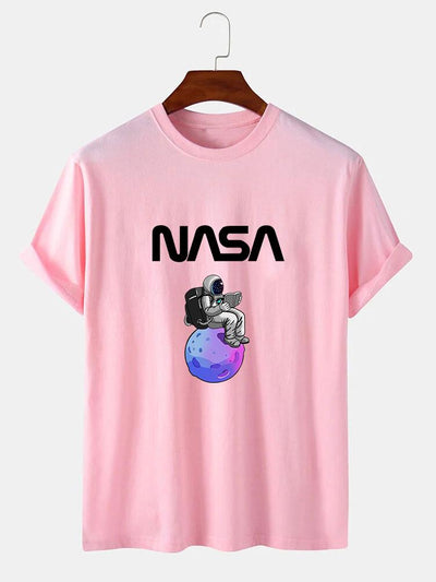 Klaus® | Astronaut Reading Book Print T-Shirt