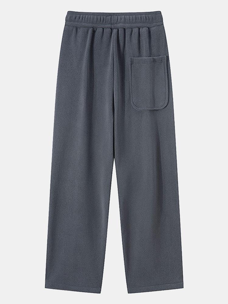 Admon® | 3 Pieces Polar Fleece Loose Fit Straight Leg Pants