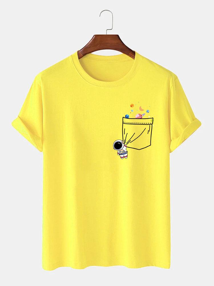 Kiko® | Astronaut Space Pocket Print T-Shirt