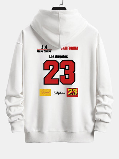 Zayn | Number 23 Print Relax Fit Hoodie