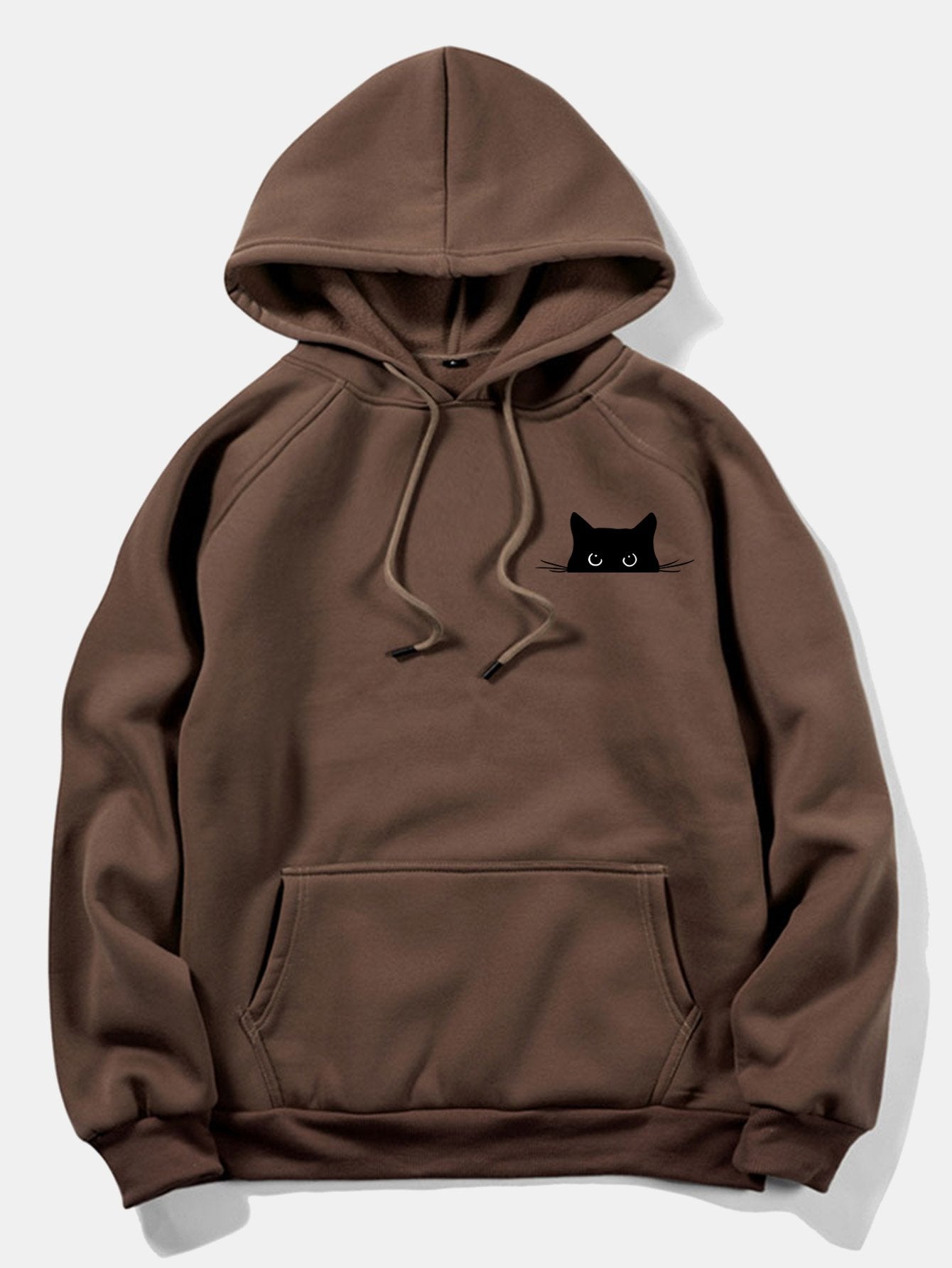 Juan | Black Cat Print Hoodie