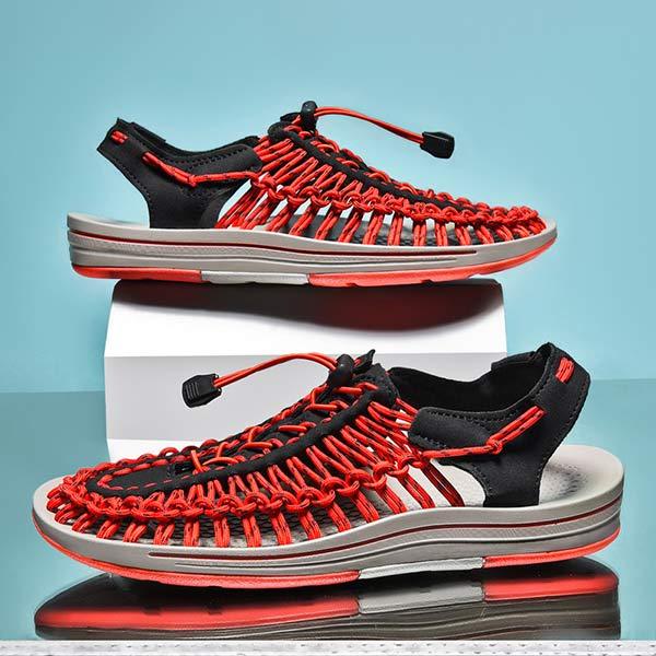 MEN'S HANDWOVEN BEACH SANDALS