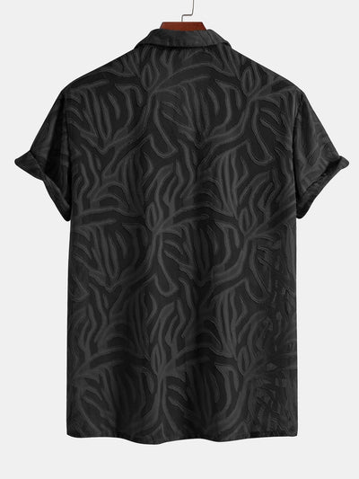 Amaury® | Jacquard Texture Cuban Shirt