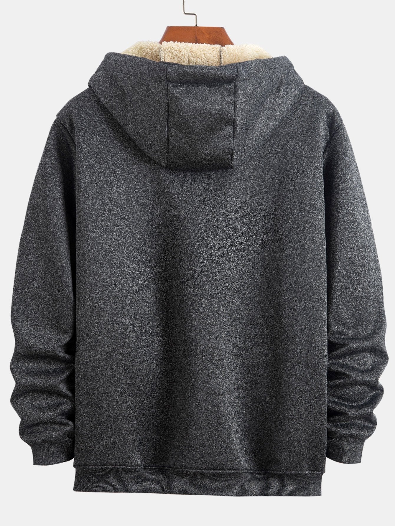 Zebulon | Teddy Lined Zip Up Hoodie
