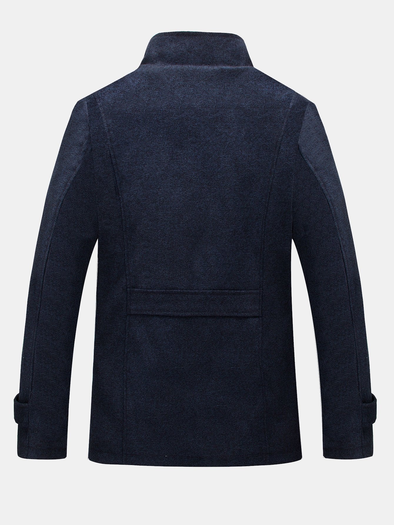 Mateo | Teddy Lined Funnel Neck Wool Look Coat