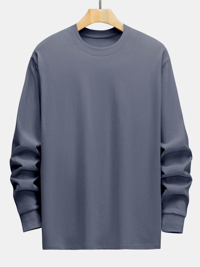 Adelard® | 3 Pieces Basic Long Sleeve Heavy Weight T-Shirts