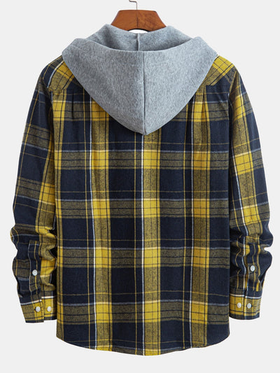 Ammar® | Plaid Hooded Shirt