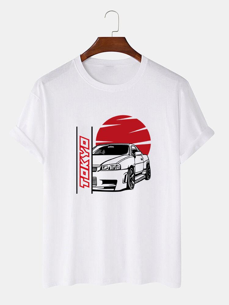 Hunter® | Tokyo Car Print T-Shirt