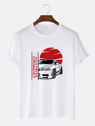 Hunter® | Tokyo Car Print T-Shirt