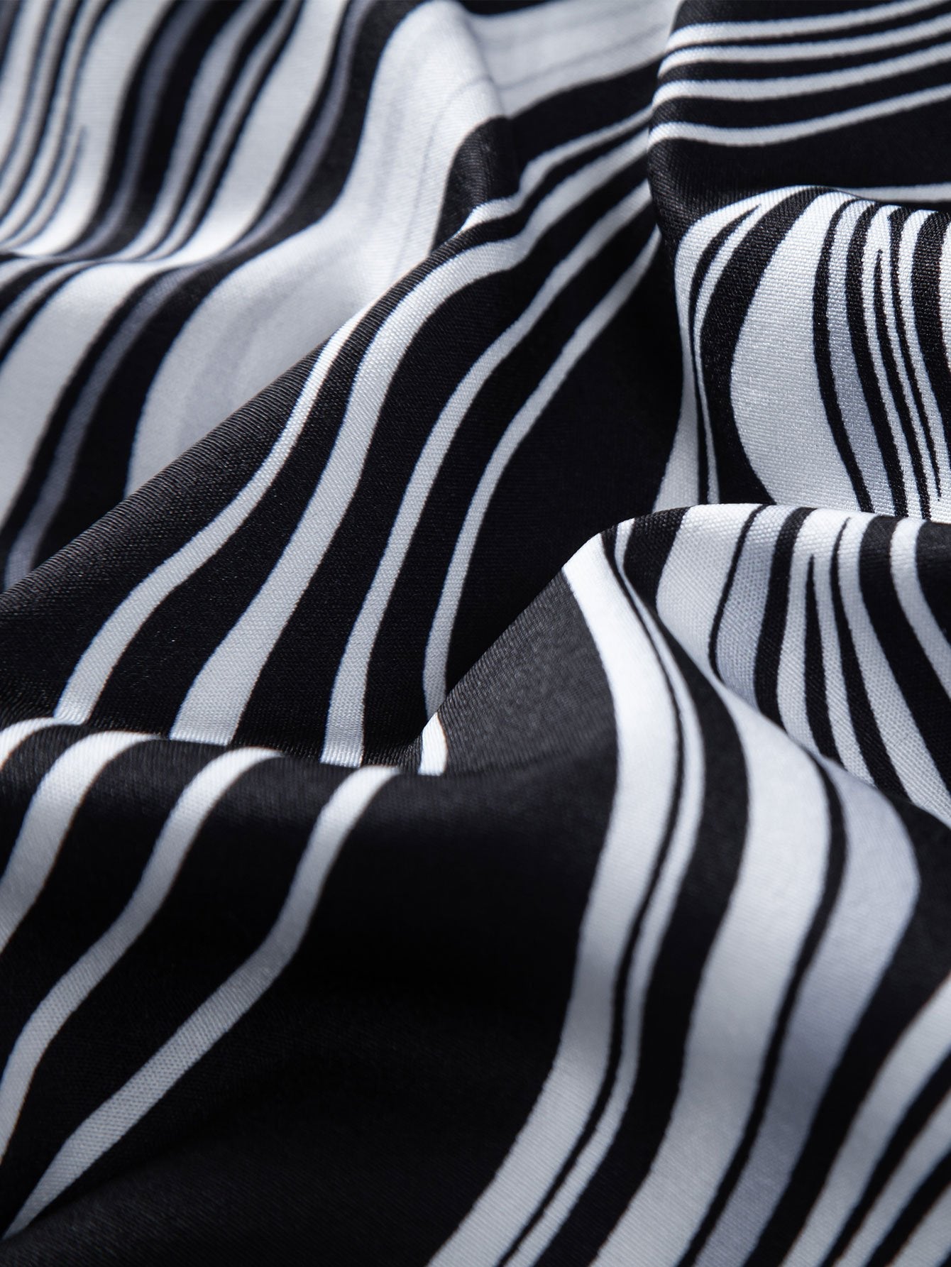 Armelin® | Marble Texture Print Button Up Shirt