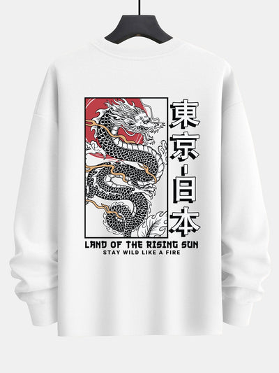 Marco® | Tokyo Dragon Back Print Relax Fit Sweatshirt
