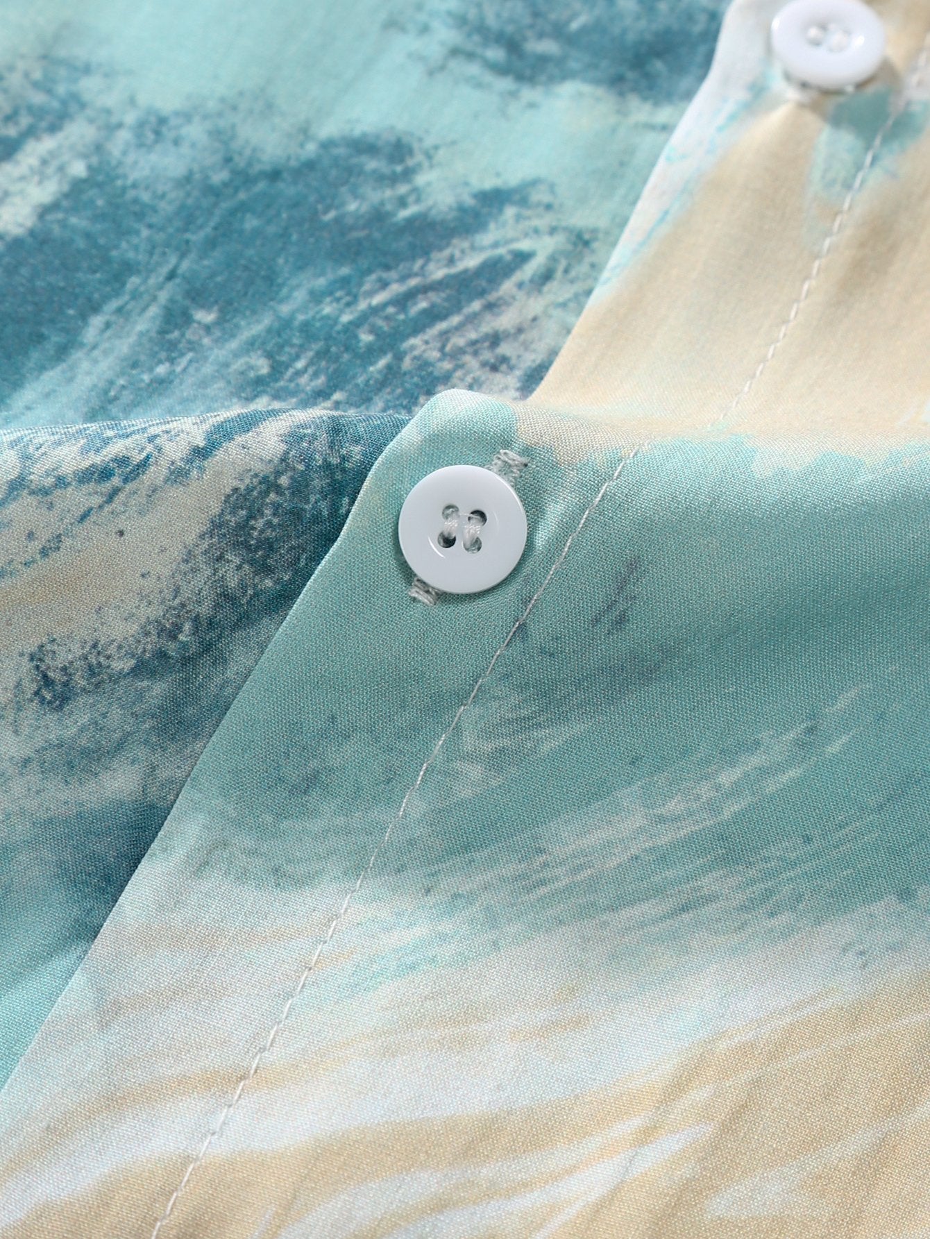 Anwell® | Marble Texture Print Button Up Shirt